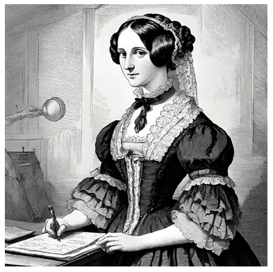 No início do século XIX, Ada Lovelace escreveu o primeiro algoritmo para processamento por uma máquina e assim virou a primeira programadora da história.